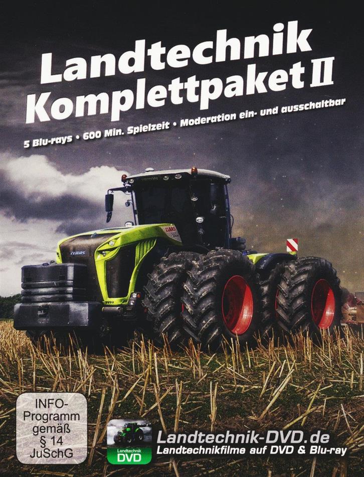 Landtechnik Komplettpaket 2 - Grossflächentechnik im Fokus 5 Blu-ray