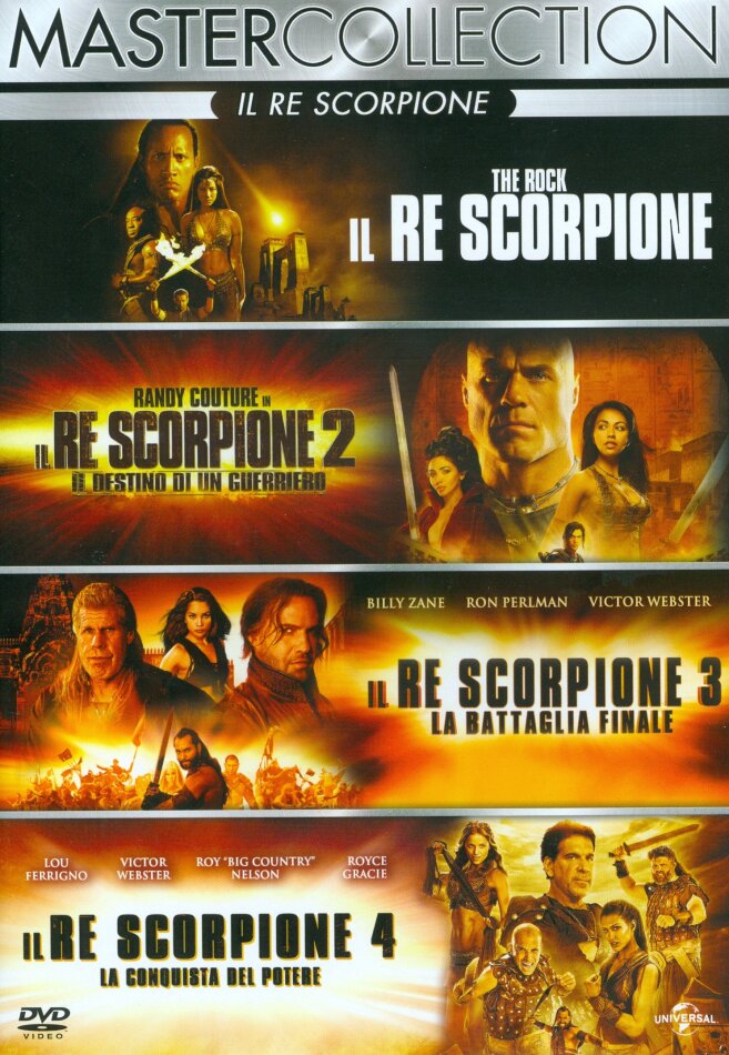 Il Re Scorpione - Collection Master Collection, 4 DVD