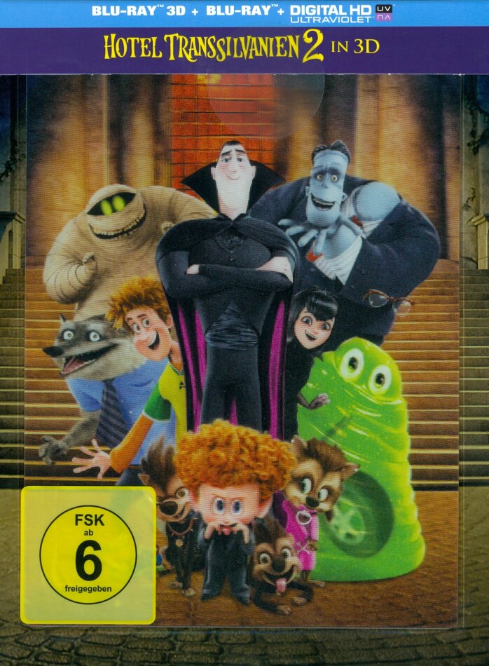 Hotel Transsilvanien 2 (2015) Lenticular - Steelbook, Blu-ray 3D + Blu-ray