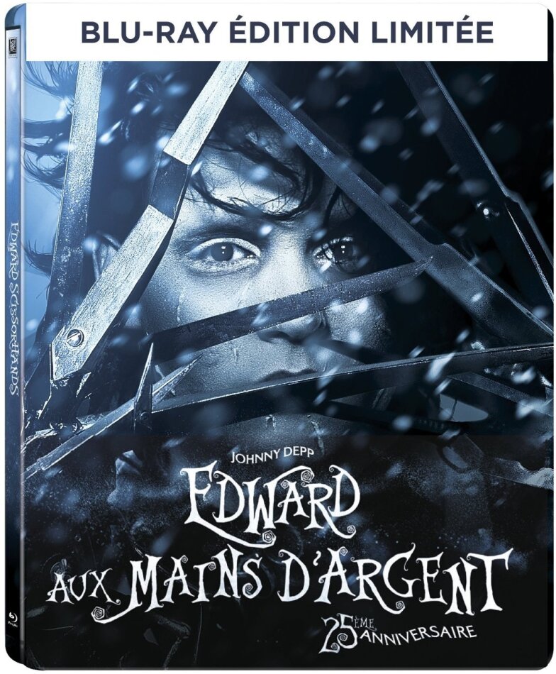 Edward aux mains d'argent (1990) Édition 25ème Anniversaire, Édition Limitée, Steelbook
