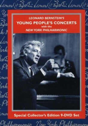 Leonard Bernstein (1918-1990) & New York Philharmonic - Young People's Concert (b/w, Special Collector's Edition, 9 DVDs)