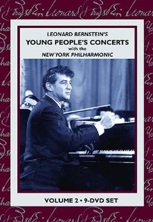 Leonard Bernstein (1918-1990) & New York Philharmonic - Young People's Concert - Vol. 2 b/w, 9 DVDs