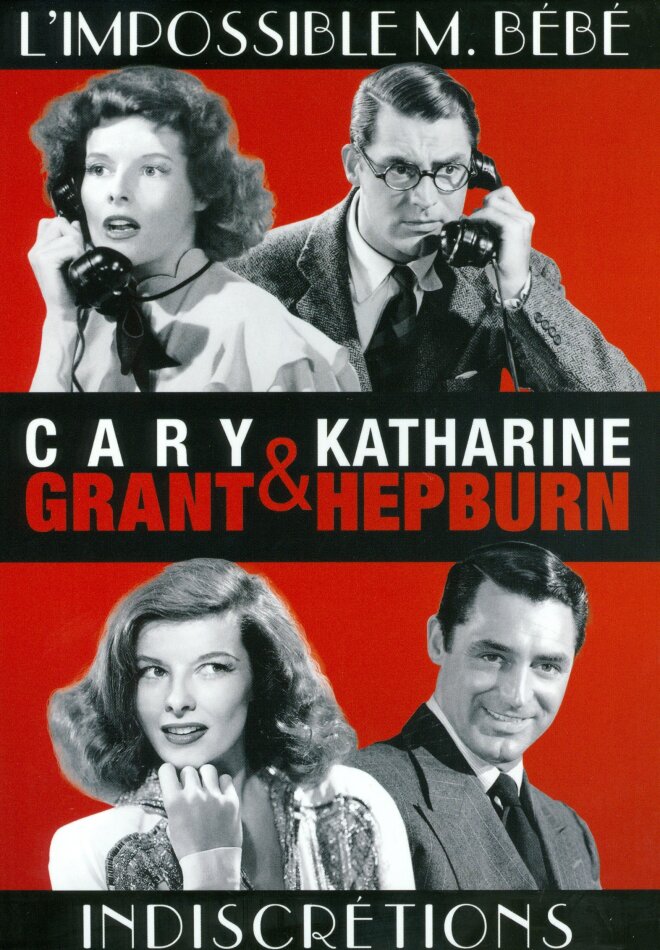 Cary Grant & Katharine Hepburn - L'impossible M. Bébé / Indiscrétions n/b, 2 DVD