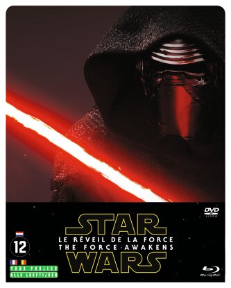 Star Wars - Episode 7 - Le R&eacute;veil de la Force (2015) (&Eacute;dition Limit&eacute;e, Steelbook, 2 Blu-ray + DVD)