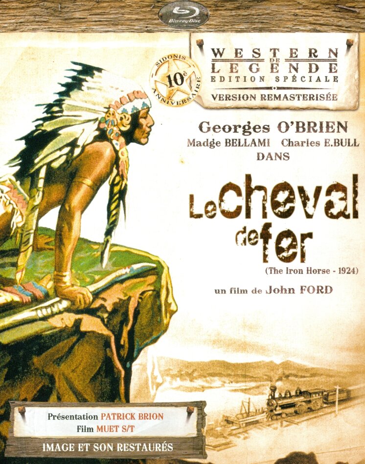 Le cheval de fer (1924) Western de Legende, n/b, Edizione Speciale