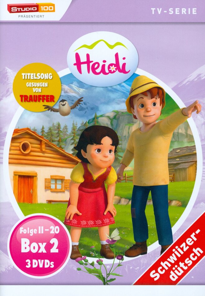 Heidi - TV-Serie Box 2 Suisse Allemand, Studio 100, 3 DVD