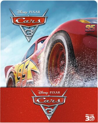 Cars 3 (2017) (&Eacute;dition Limit&eacute;e, Steelbook, Blu-ray 3D + 2 Blu-ray)