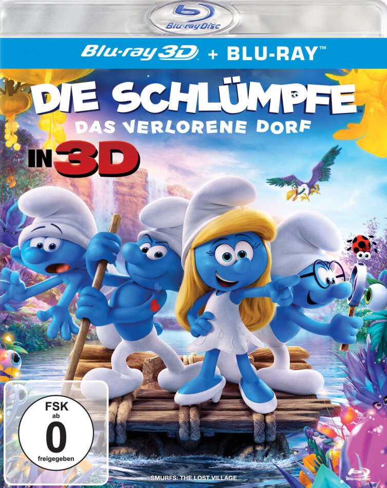 Die Schlümpfe - Das verlorene Dorf (2017) Blu-ray 3D + Blu-ray