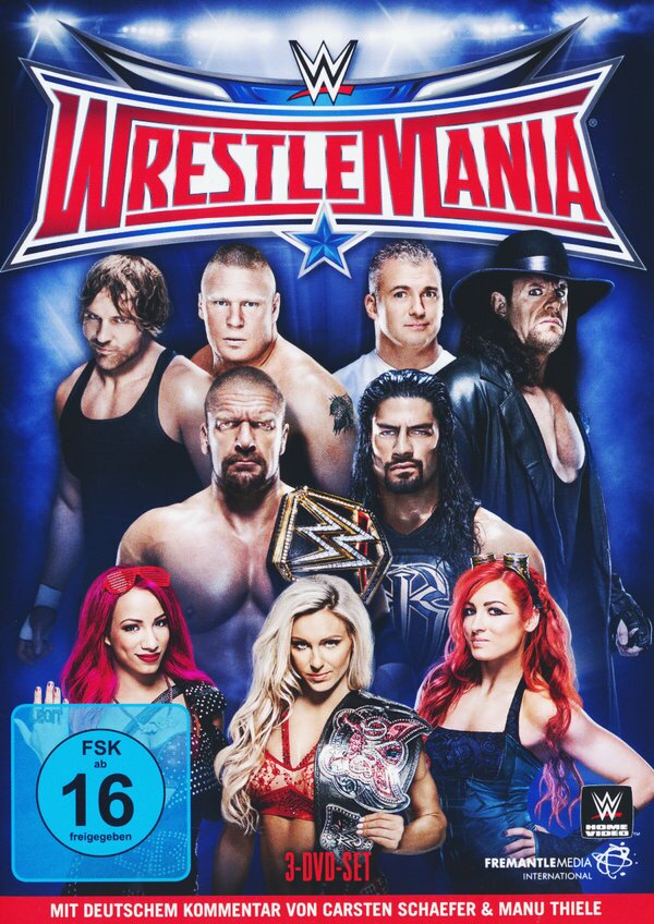 WWE: Wrestlemania 32 3 DVDs