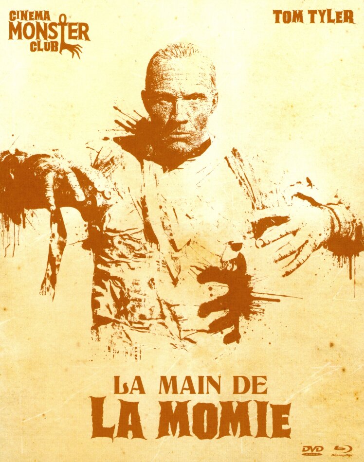 La main de la Momie (1940) Collection Cinema Monster Club, b/w, Blu-ray + DVD