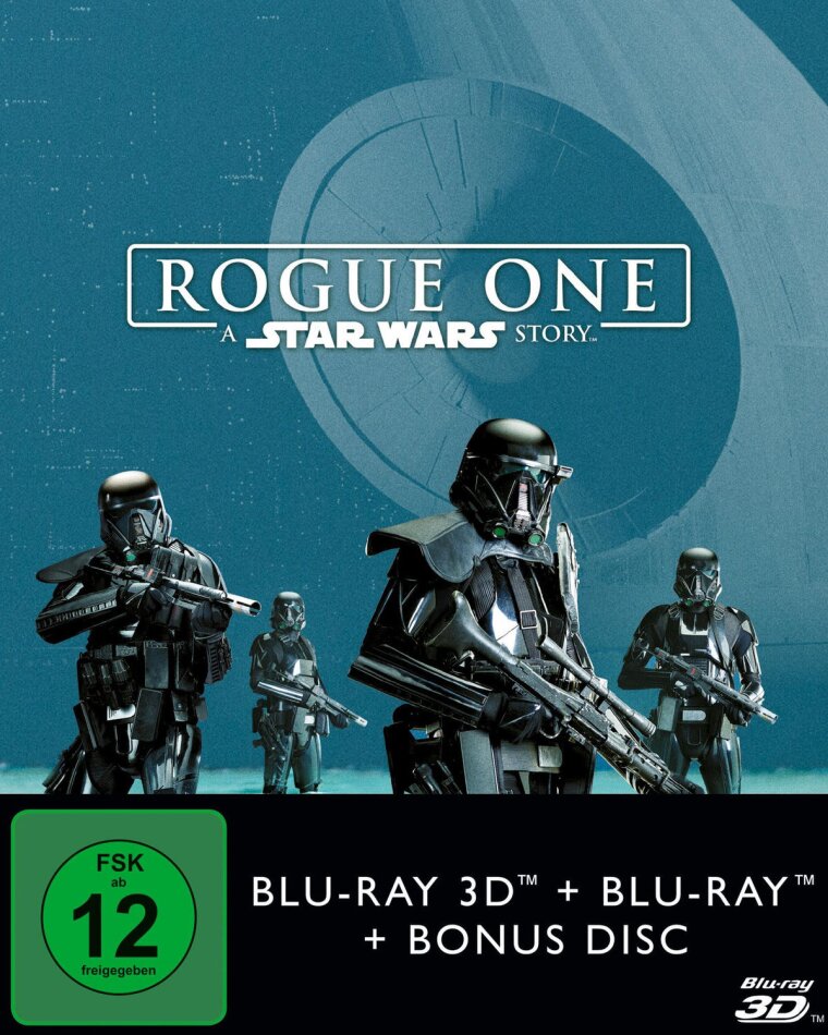 Rogue One - A Star Wars Story (2016) Limited Edition, Steelbook, Blu-ray 3D + 2 Blu-rays