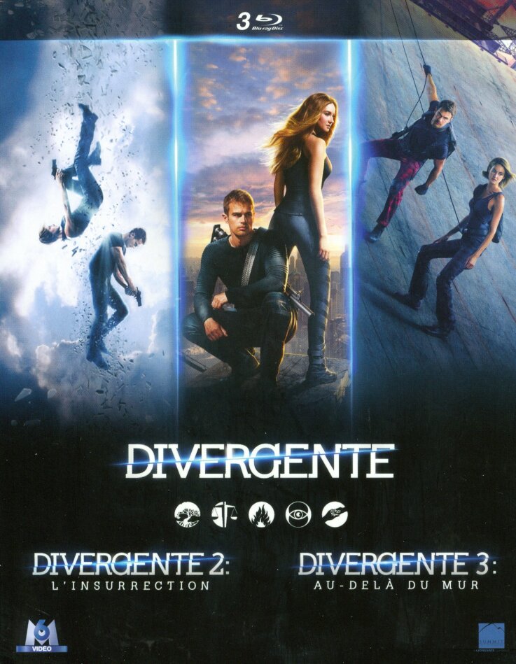 Divergente - La Trilogie 3 Blu-ray