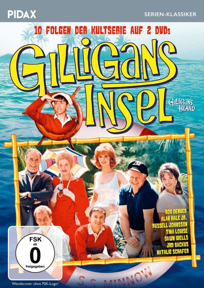 Gilligans Insel - 10 Folgen Pidax Serien-Klassiker, s/w, 2 DVDs