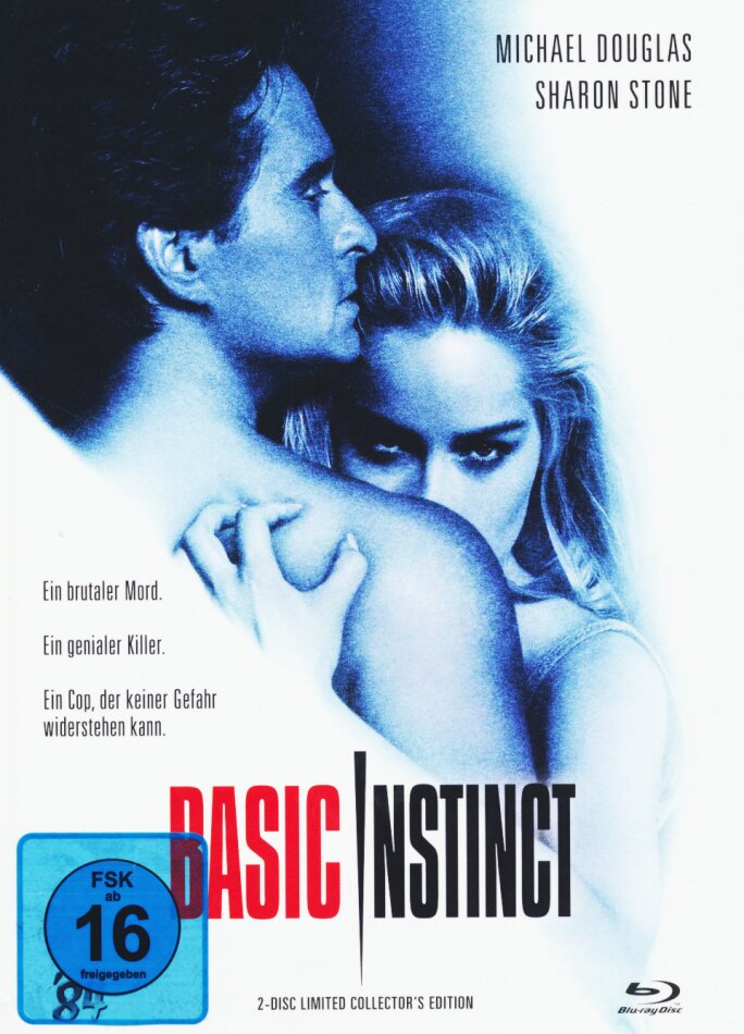 Basic Instinct (1992) Cover A, Limited Collector's Edition, Mediabook, Blu-ray + DVD