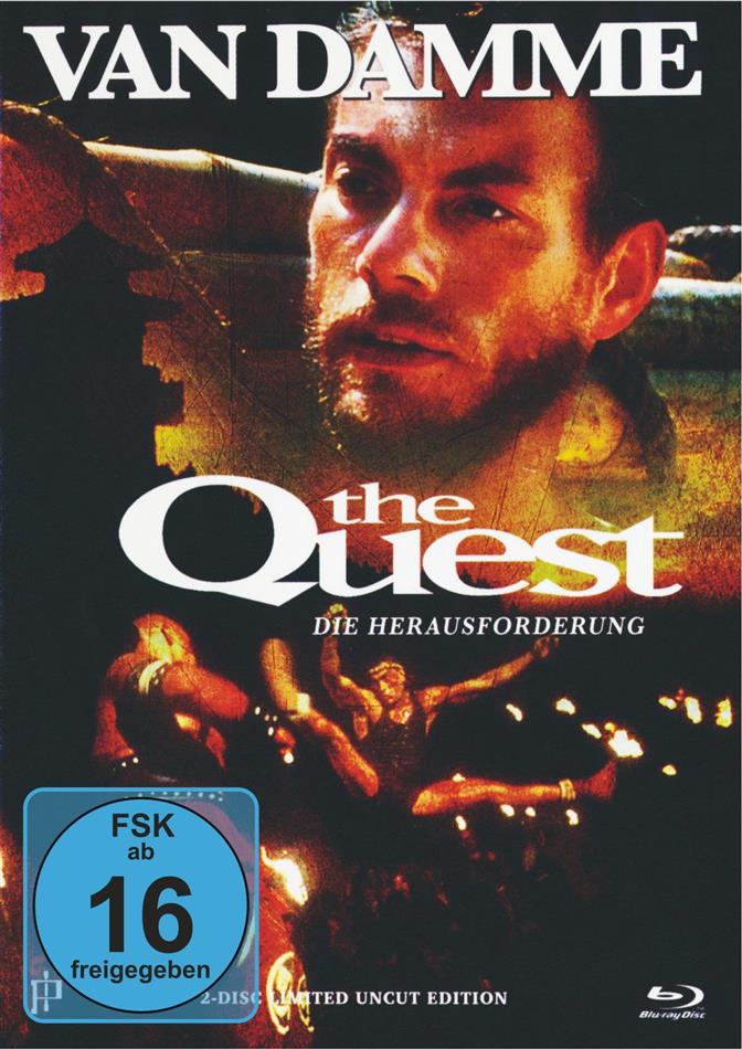 The Quest (1996) Cover B, Limited Uncut Edition, Mediabook, Blu-ray + DVD