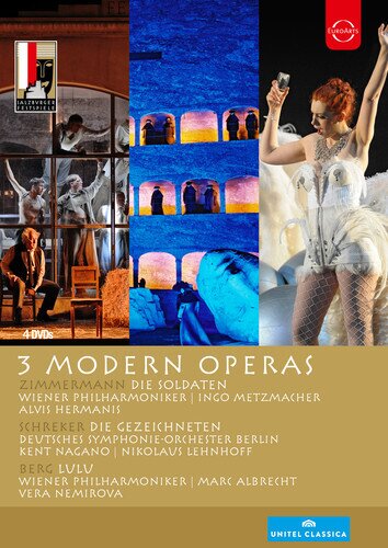 Wiener Philharmoniker & Deutsches Symphonieorchester Berlin - 3 Modern Operas - Die Soldaten - Die Gezeichneten - Lulu Unitel Classica, Euro Arts, 3 DVDs