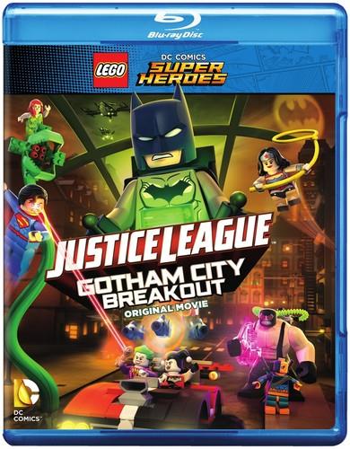 LEGO: DC Comics Super Heroes - Justice League: Gotham City Breakout con Figurina, Gift Set, Edizione Limitata, Blu-ray + DVD