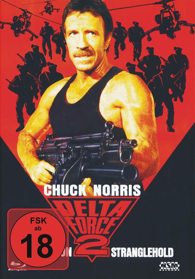 Delta Force 2: Operation Stranglehold (1990) Cover C, Mediabook, Blu-ray + DVD