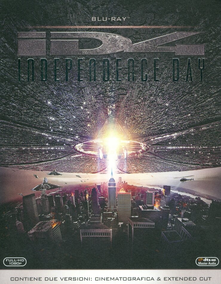 Independence Day (1996) Extended Cut, Cinema Version, Remastered, 2 Blu-rays