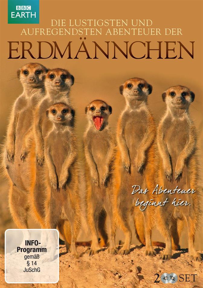 Die lustigsten und aufregendsten Abenteuer der Erdmännchen 2 DVDs