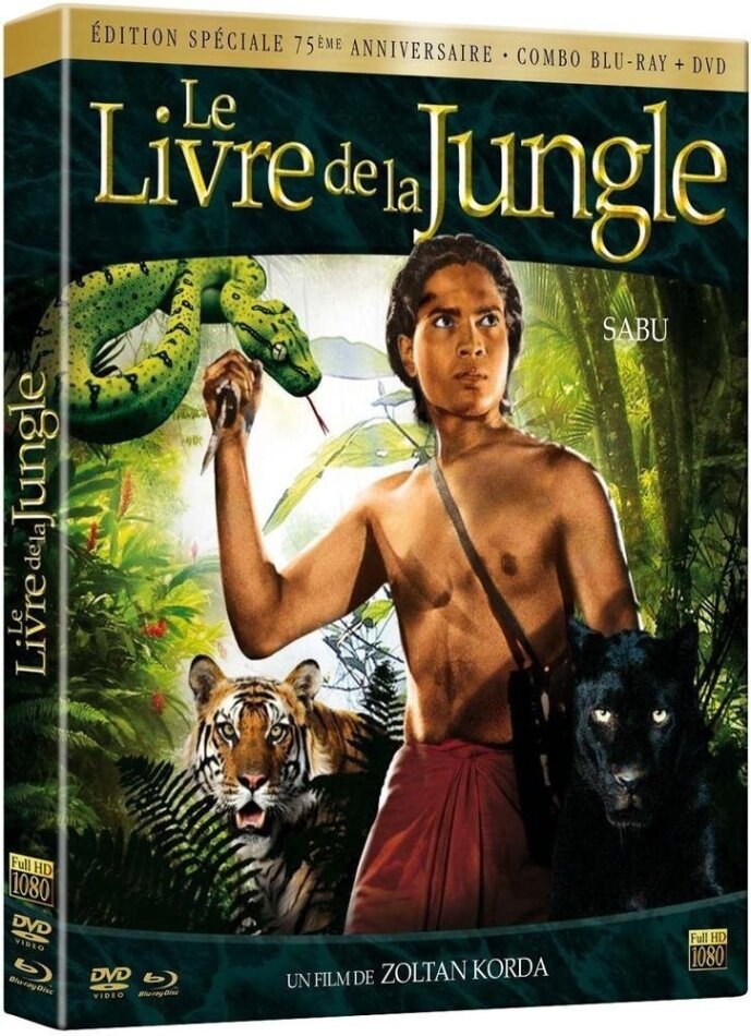 Le livre de la jungle (1942) Edizione 75° Anniversario, Blu-ray + DVD