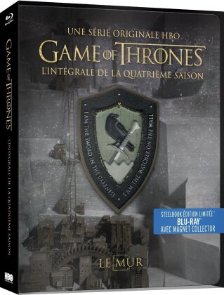 Game of Thrones - Saison 4 (avec Magnet Collector, Limited Edition, Steelbook, 4 Blu-rays)