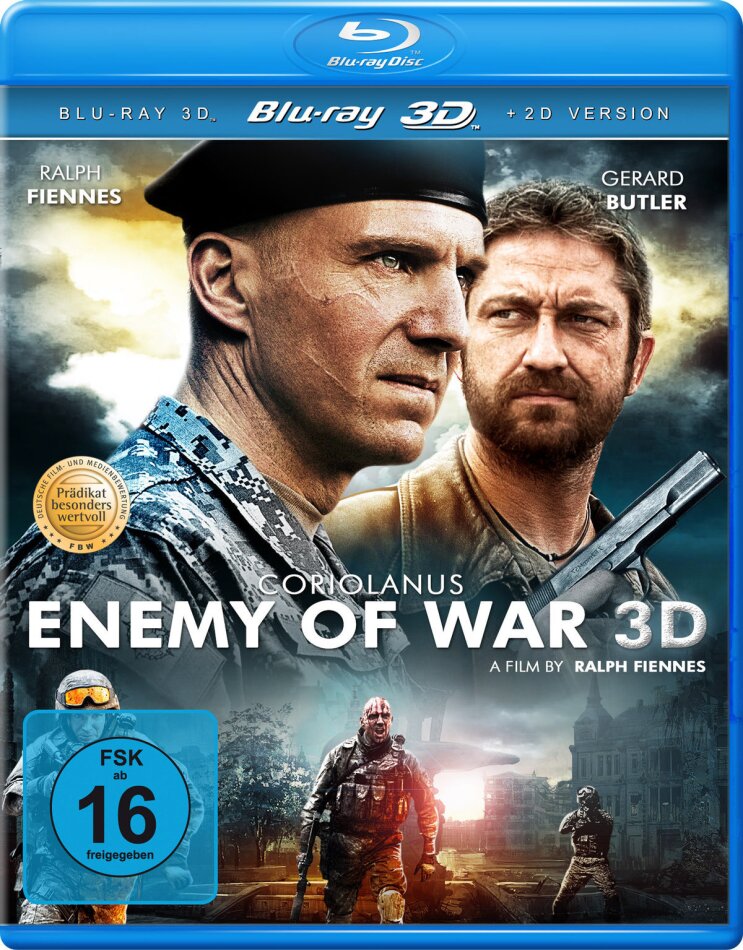 Coriolanus - Enemy of War (2011) Blu-ray 3D (+2D) + DVD