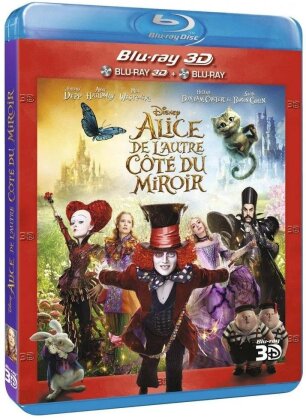 Alice de l'autre c&ocirc;t&eacute; du miroir (2016) (Blu-ray 3D + Blu-ray)