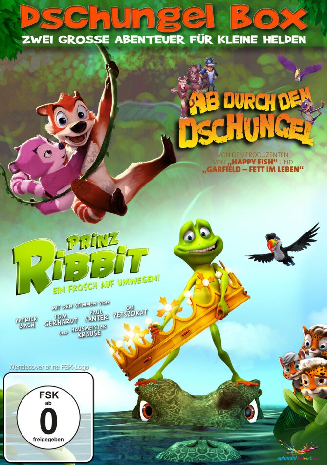 Dschungel Box - Ab durch den Dschungel / Prinz Ribbit 2 DVDs