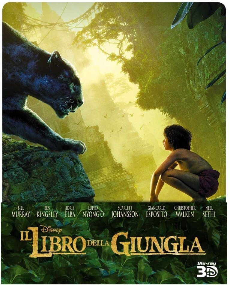 Il libro della giungla (2016) Steelbook, Blu-ray 3D + Blu-ray