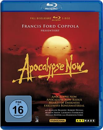 Apocalypse Now (Full Disclosure, Arthaus, 3 Blu-rays)