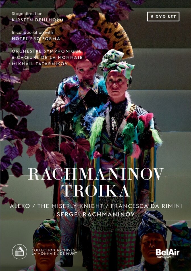 Symphony Orchestra of la Monnaie, Mikhail Tatarnikov & Sergey Semishkur - Rachmaninov - Troika - Aleko / The Miserly Knight / Francesca da Rimini Bel Air Classique, 2 DVDs