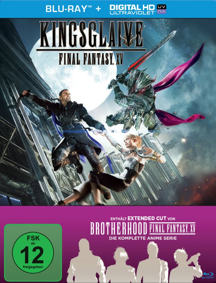 Kingsglaive - Final Fantasy XV (2016) Steelbook, 2 Blu-rays
