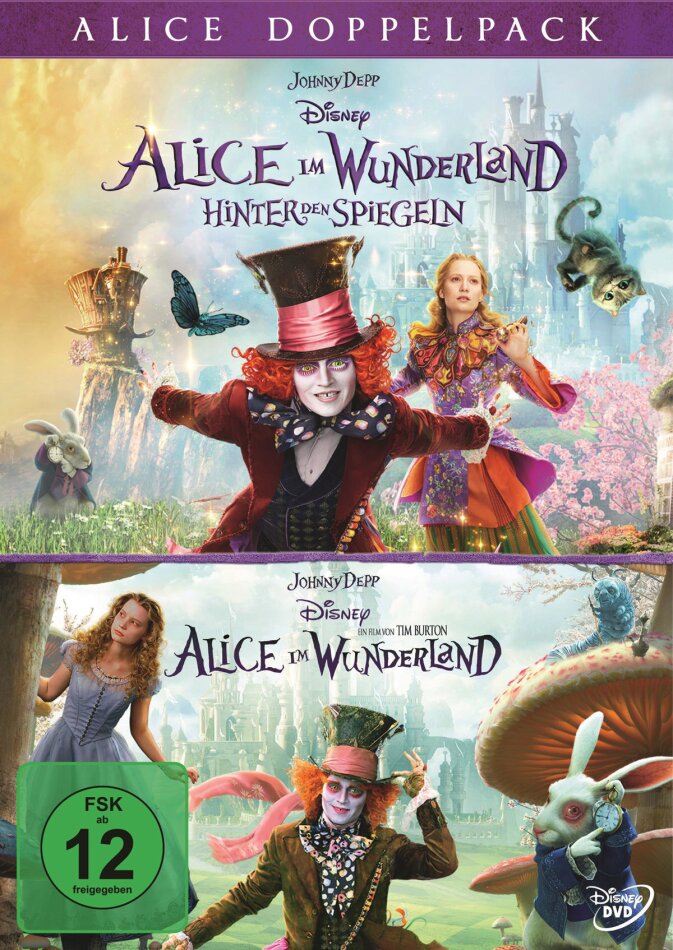 Alice im Wunderland 1 & 2 2 DVDs
