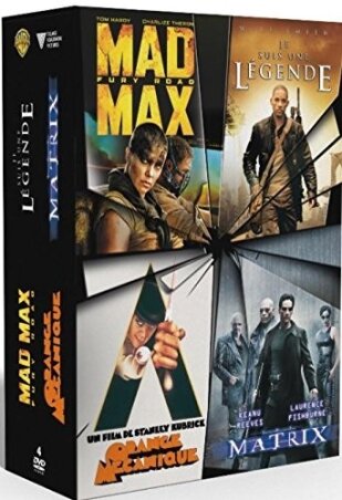 Mad Max - Fury Road / Matrix / Je suis une légende / Orange mécanique 4 DVD