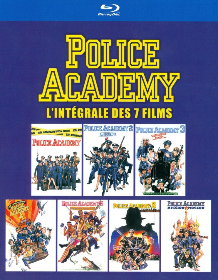 Police Academy - L'intégrale des 7 films 7 Blu-ray