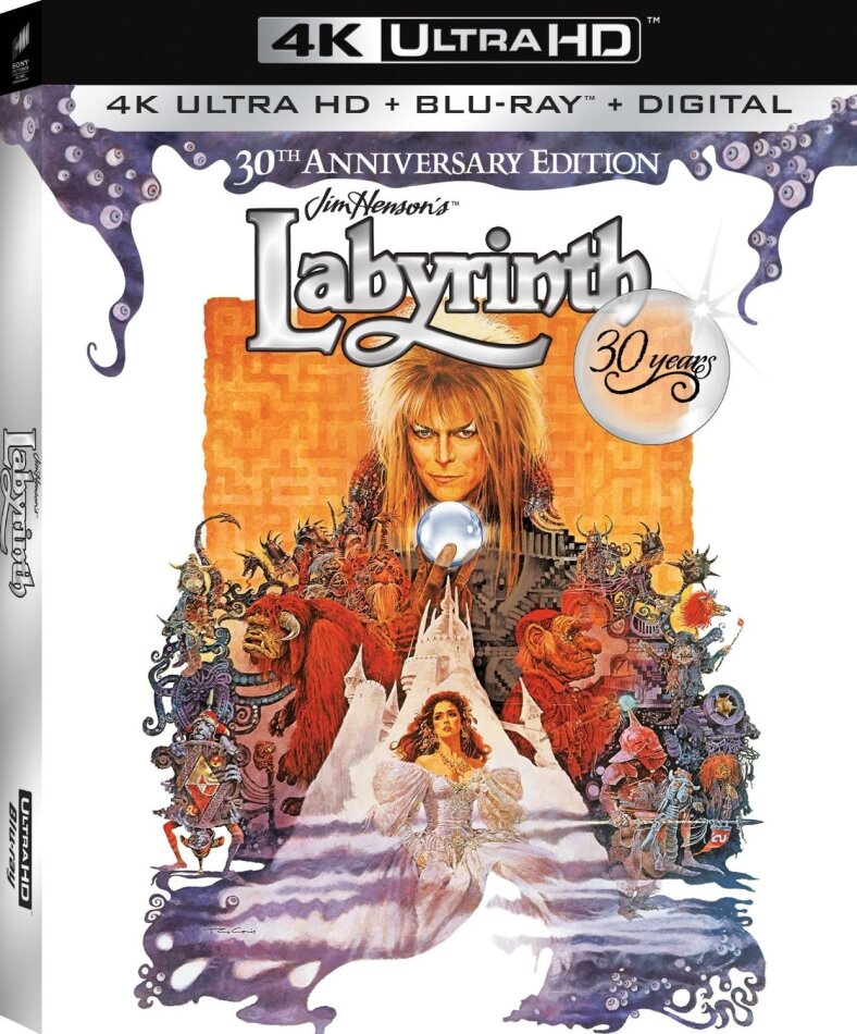 Labyrinth (1986) 30th Anniversary Edition, 4K Ultra HD + Blu-ray