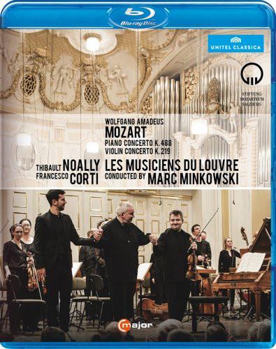 Les Musiciens du Louvre, Marc Minkowski & Francesco Corti - Mozart - Piano Concerto & Violin Concerto C Major, Unitel Classica