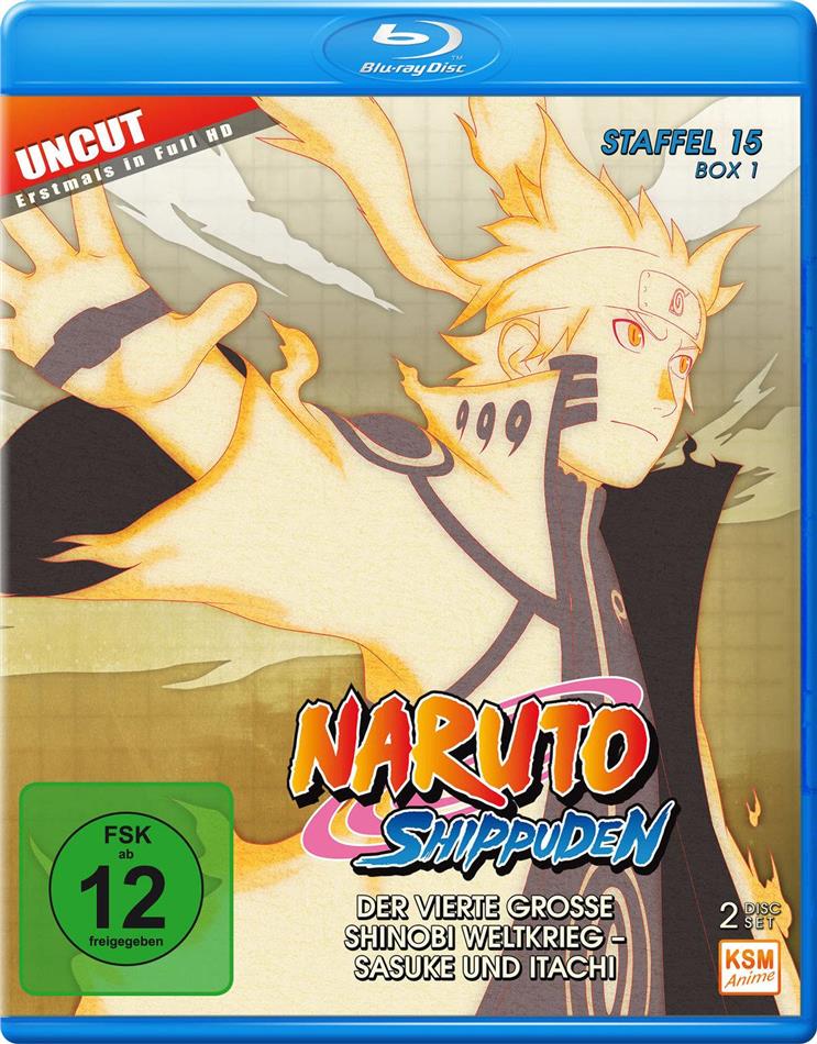 Naruto Shippuden - Staffel 15 Box 1 Uncut, 2 Blu-ray
