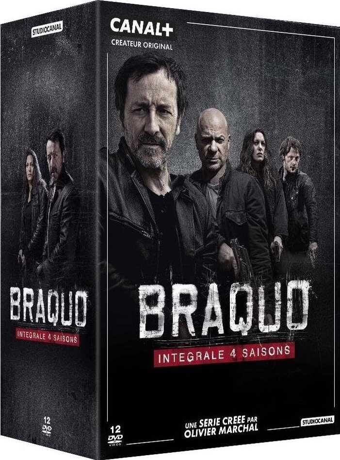 Braquo - Intégrale 4 Saisons 12 DVDs