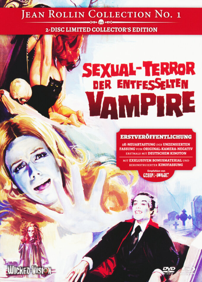 Sexual - Terror der entfesselten Vampire (1971) Cover B, Mediabook, Blu-ray + DVD