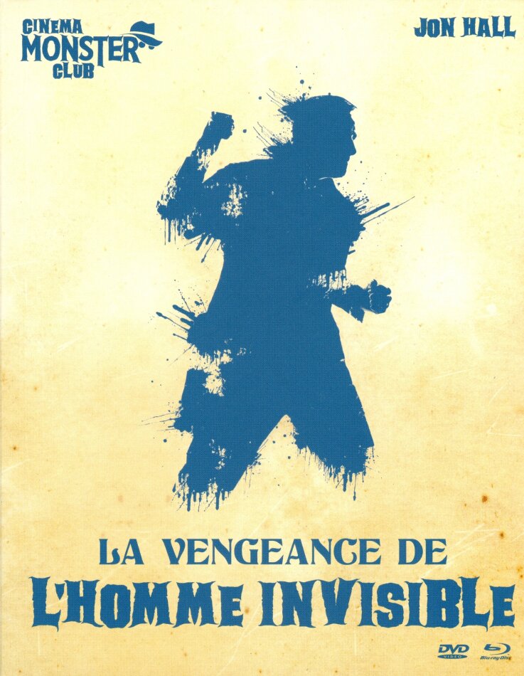 La vengeance de l'Homme Invisible (1944) Collection Cinema Monster Club, s/w, Blu-ray + DVD
