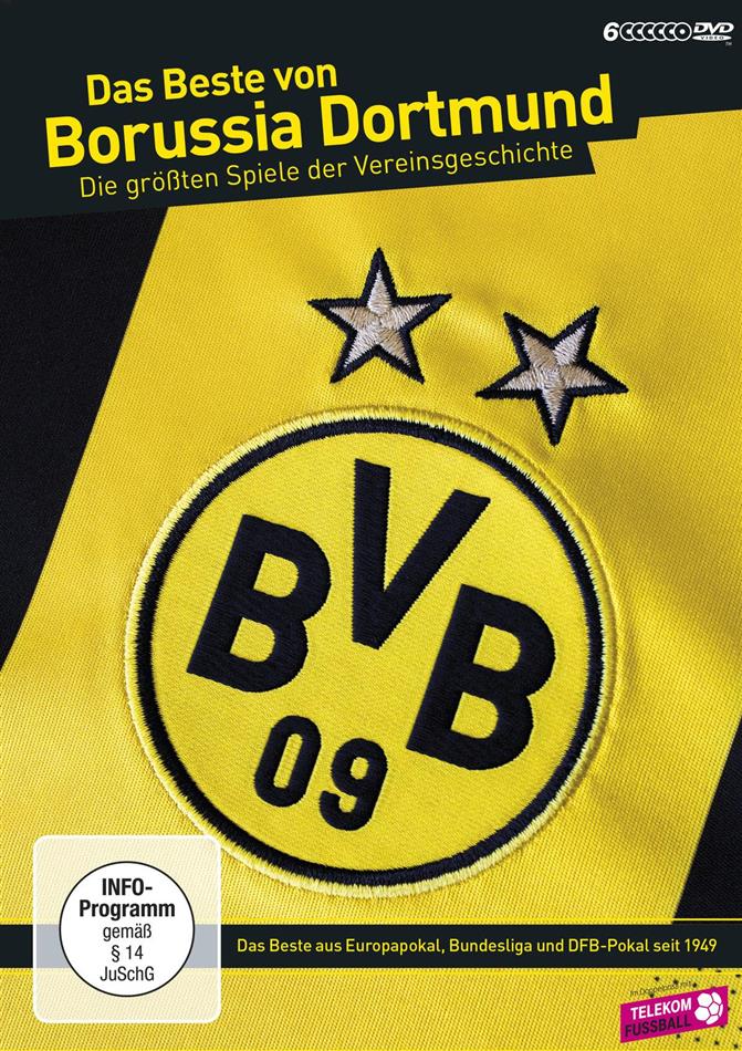 Das Beste von Borussia Dortmund - Die grössten Spiele der Vereinsgeschichte 6 DVD