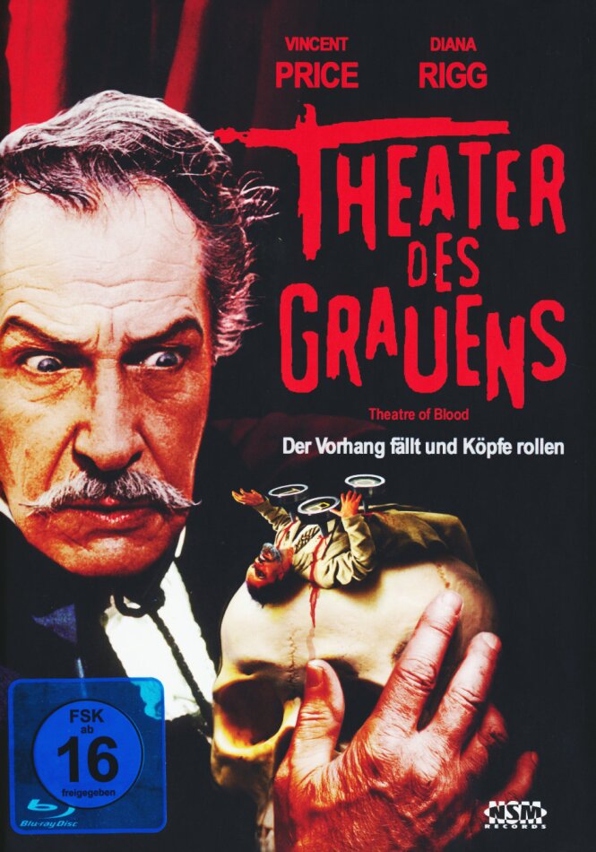 Theater des Grauens (1973) Cover A, Limited Edition, Uncut, Mediabook, Blu-ray + DVD