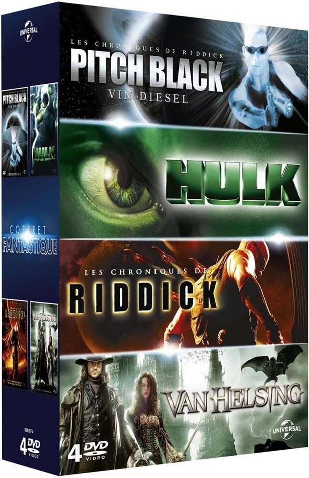 Pitch Black / Hulk / Les chroniques de Riddick / Van Helsing 4 DVD