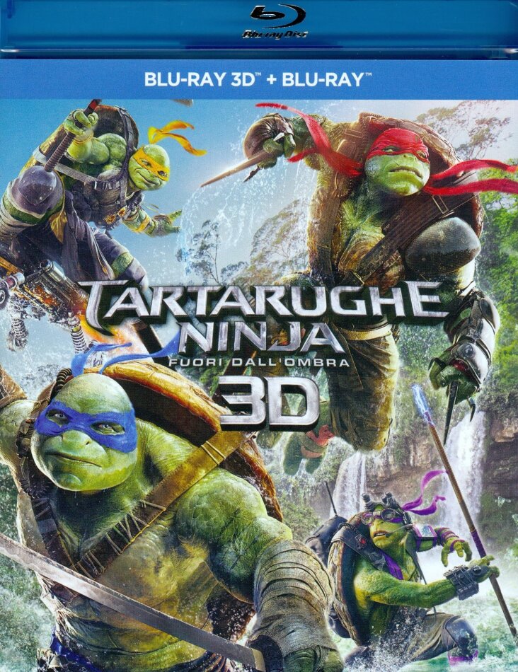 Tartarughe Ninja 2 - Fuori dall'ombra (2016) Blu-ray 3D + Blu-ray