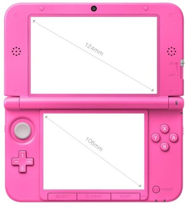 New 3DS Konsole XL Pink White (ohne Netzteil)