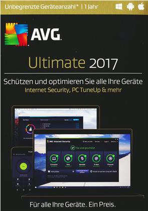 AVG Ultimate 2017 [unbegrenzte Lizenzen] (TuneUp H&O) [PC/Mac/Android]