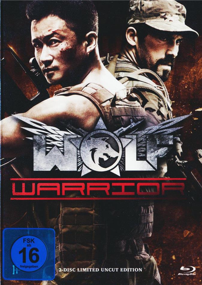 Wolf Warrior (2015) Cover A, Limited Uncut Edition, Mediabook, Blu-ray + DVD