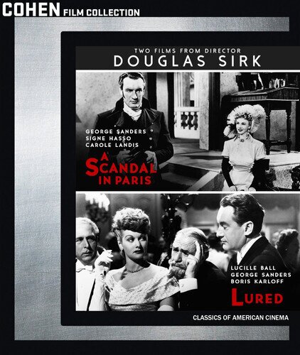 A Scandal in Paris / Lured - Two Films By Douglas Sirk (2Pk) Cohen Film Collection, Classics of American Cinema, 2 Blu-rays
